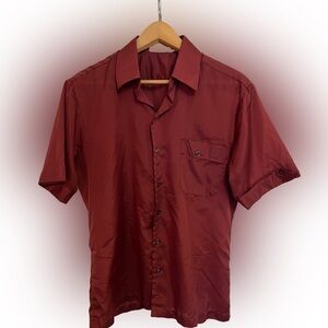 D’Avica vintage burgundy dress shirt
